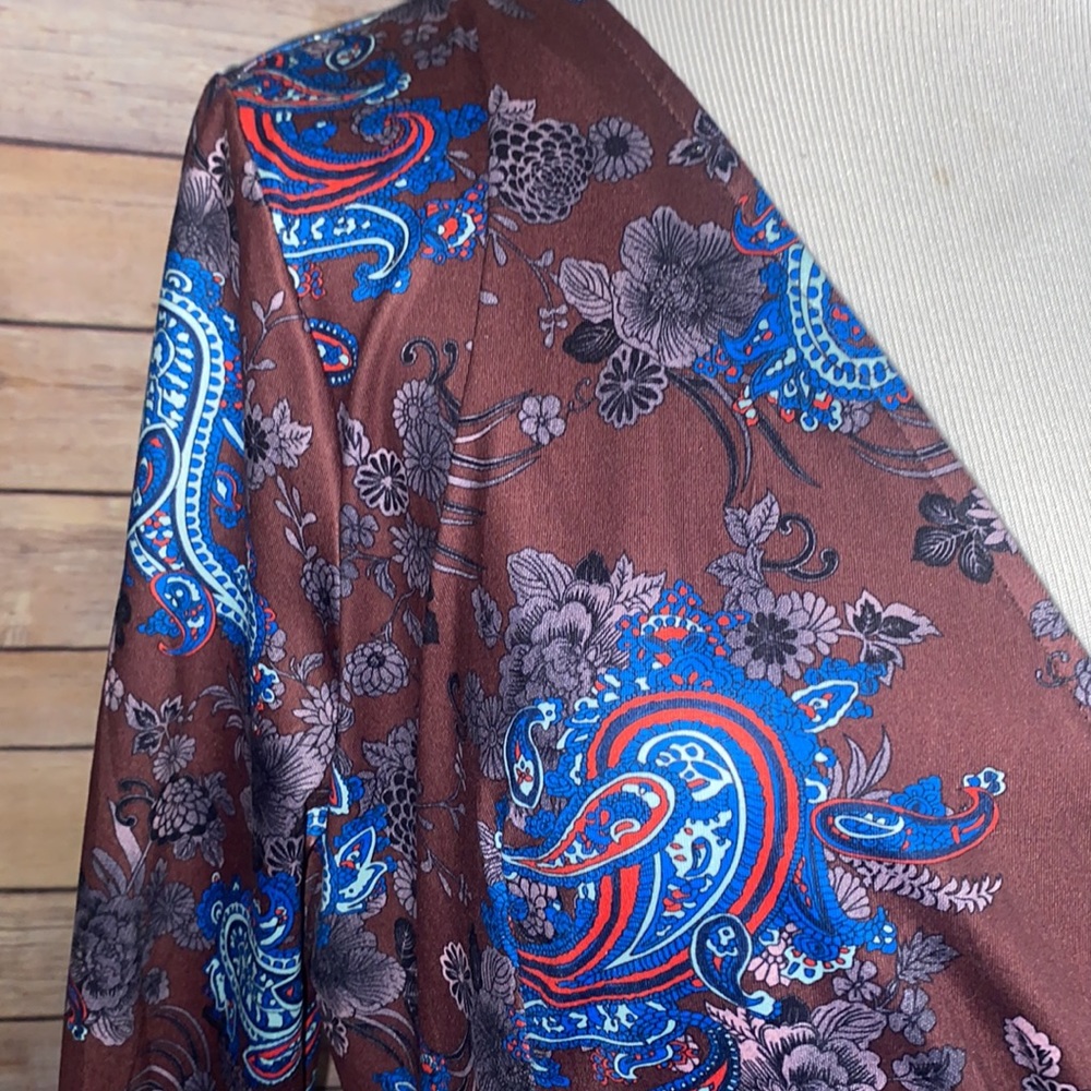 🎈Sale🎈NWT Reborn Paisley Print Dress Size 1X - Picture 2 of 9